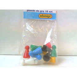 Pionki do gry 12szt 05314