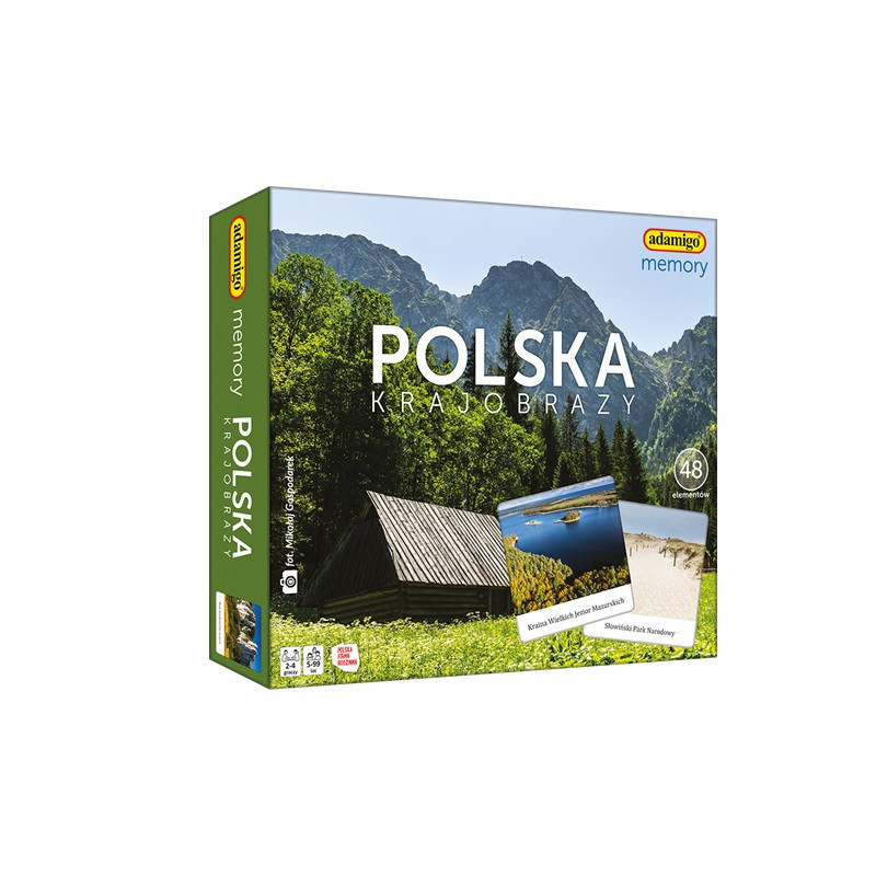 Polska krajobrazy Gra memory Adamigo 07899
