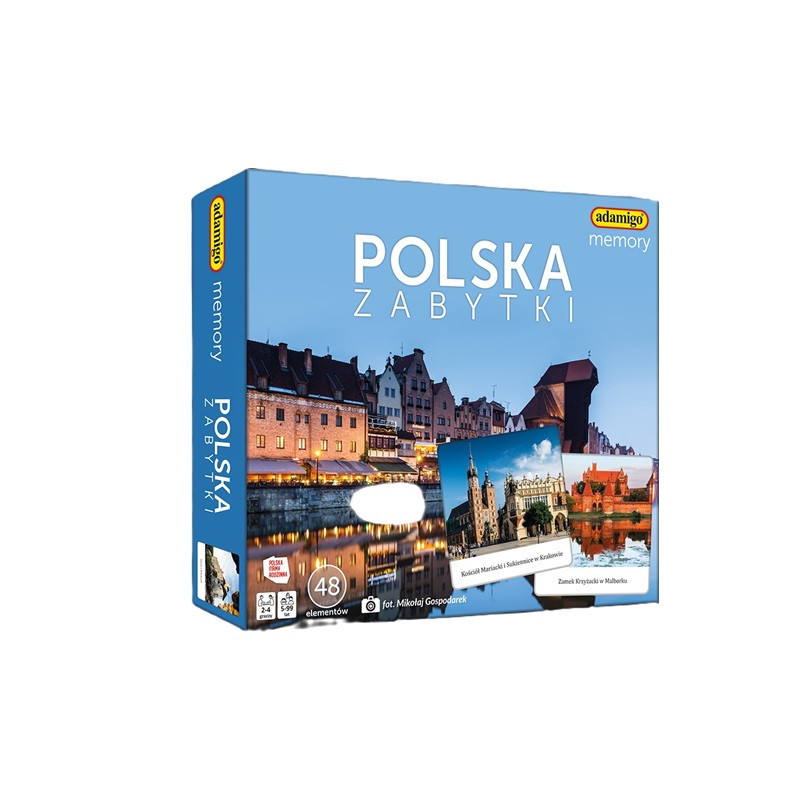 Polska zabytki Gra memory Adamigo 07905