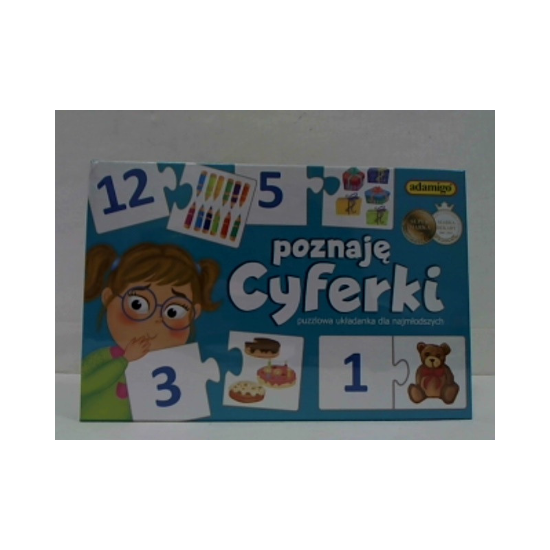 Poznaję Cyferki - gra puzzlowa 05598
