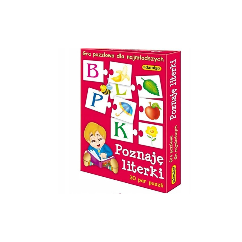 Poznaję Literki - gra puzzlowa 05581