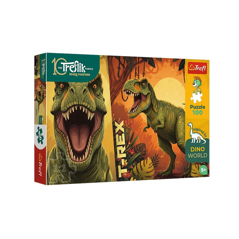 PUZZLE 100 InspiredByDinoWorld T-Rex 16578
