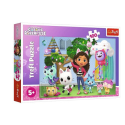 PUZZLE 100 Koci Domek Gabi/Universal Gabbys 16464