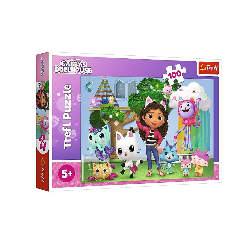 PUZZLE 100 Koci Domek Gabi/Universal Gabbys 16464