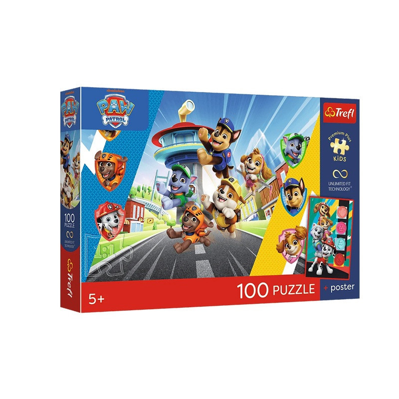 PUZZLE 100 PremPlus Kids Psia przygoda 16550
