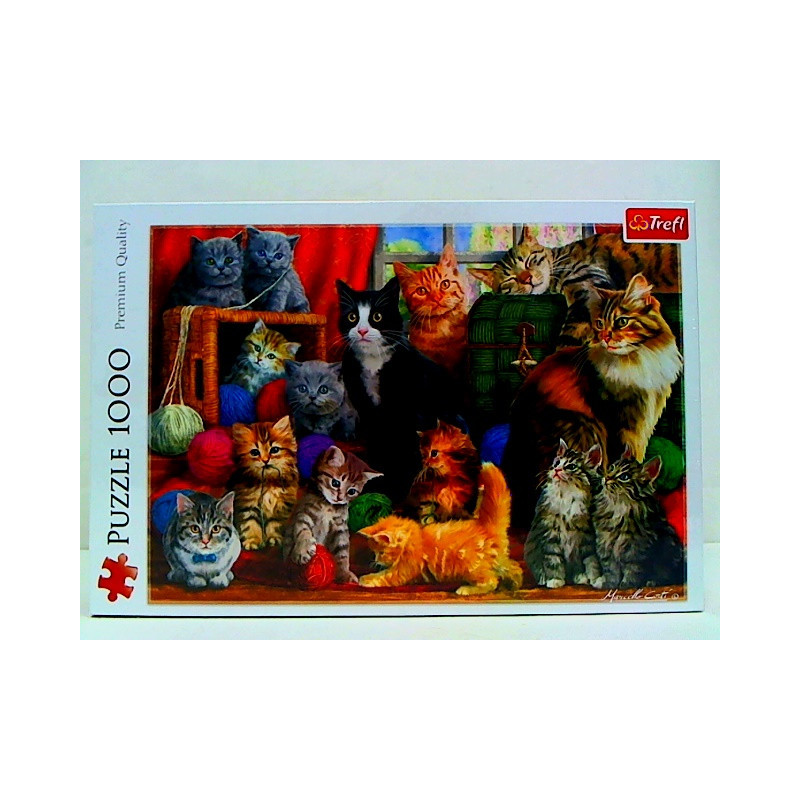PUZZLE 1000 Kocie spotkanie 10555