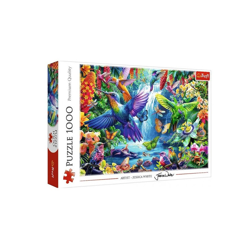 PUZZLE 1000 Kolibry w tropikach 10880