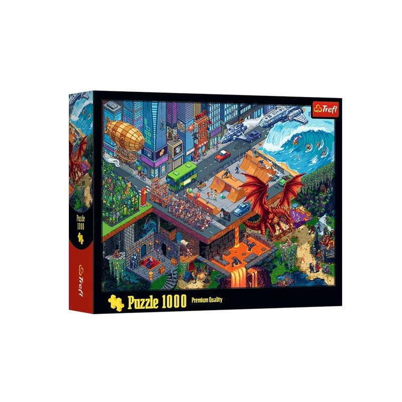 PUZZLE 1000 Miasto Pixel 10986