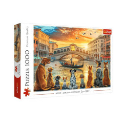 PUZZLE 1000 Pieski w Wenecji 10944