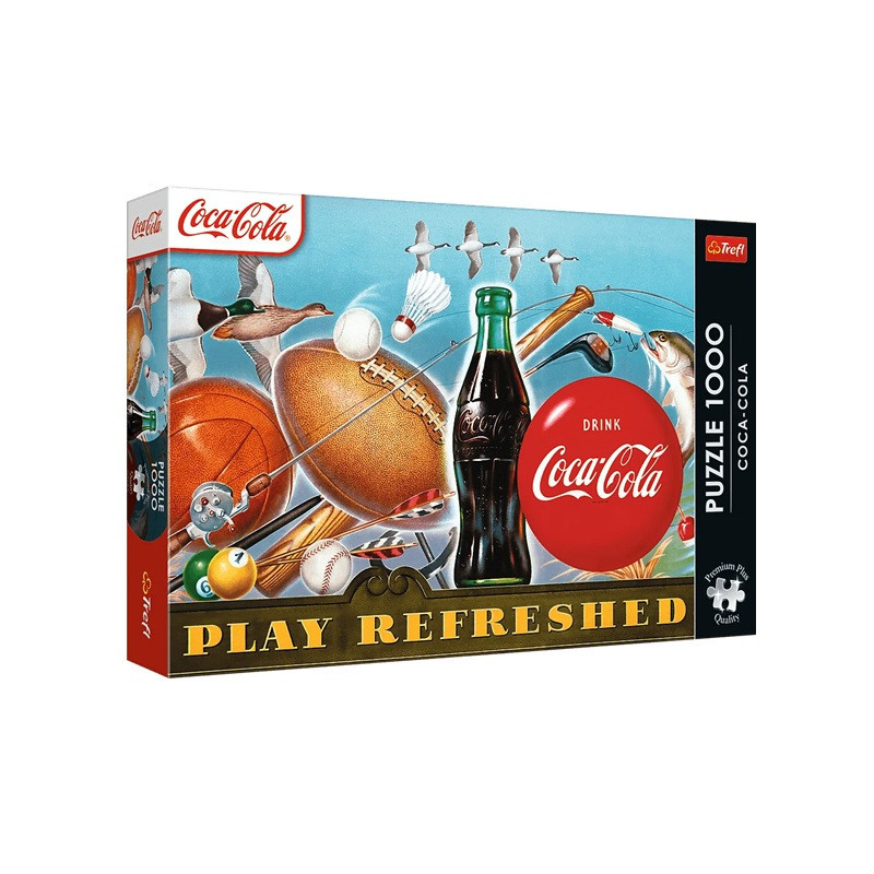 PUZZLE 1000 PremPlus Coca-Cola Chwila orzeźw.12101