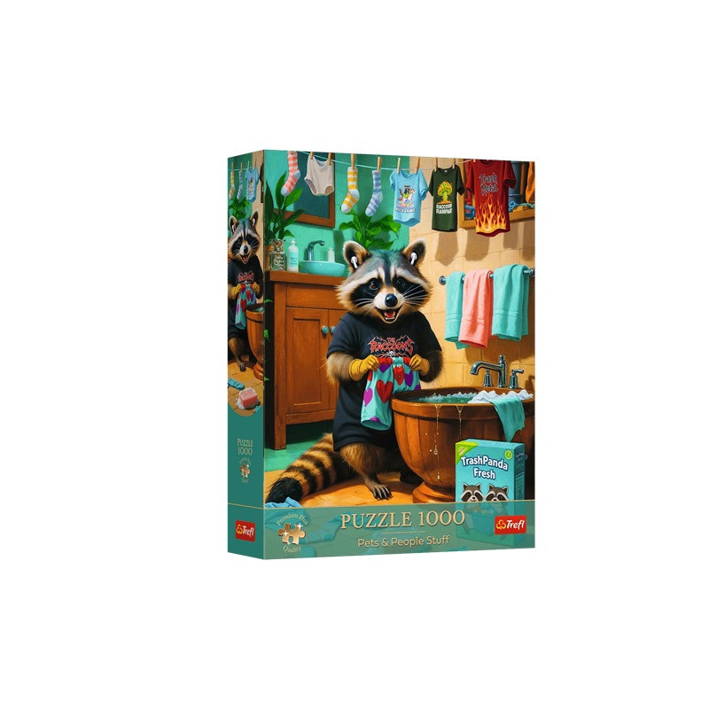 PUZZLE 1000 PremPlus Dzień prania szopa 12139