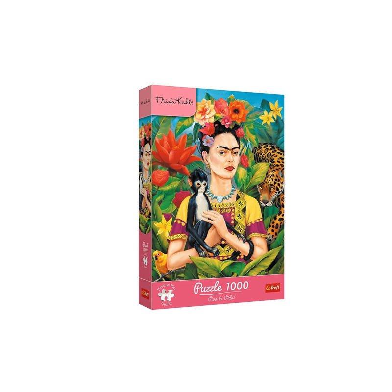 PUZZLE 1000 PremPlus FKahloPortret w dżungli 12094
