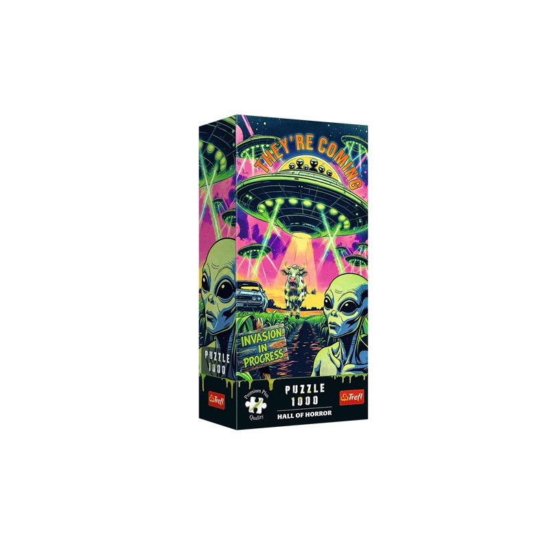 PUZZLE 1000 PremPlus HallOfHorror UFO 12129