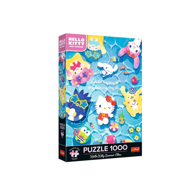 PUZZLE 1000 PremPlus HelloKitty Letni relaks 12067