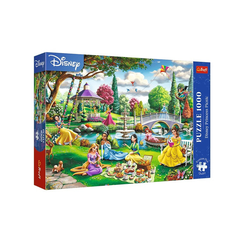 PUZZLE 1000 PremPlus Piknik z księżniczkami 10919
