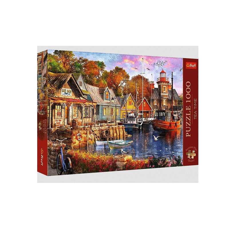 PUZZLE 1000 PremPlus TeaTime Nadmorski zakąt.10796