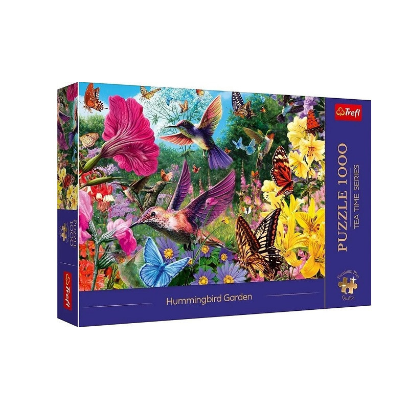 PUZZLE 1000 PremPlus TeaTime Ogród dla ptak..10806