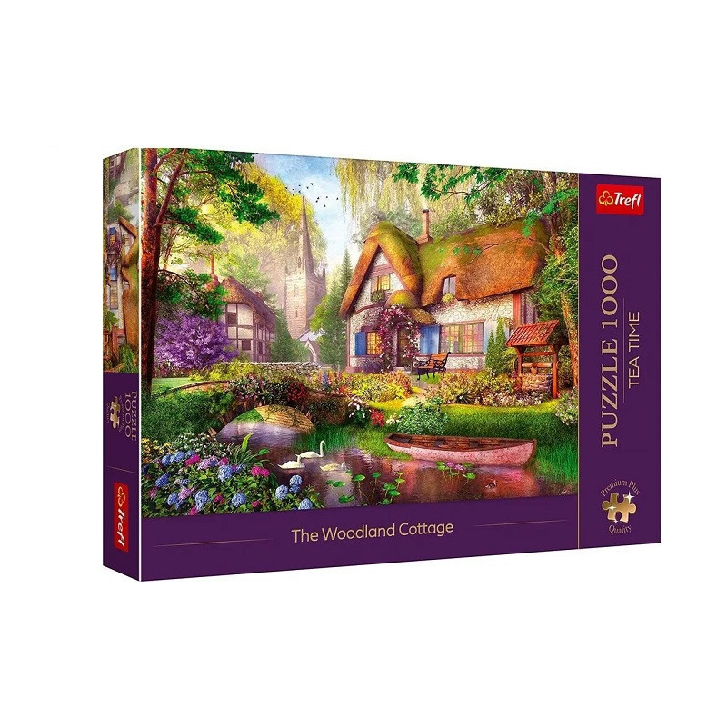 PUZZLE 1000 PremPlus TeaTime Urocza chatka...10804