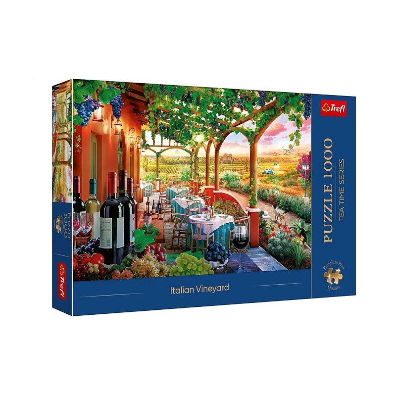 PUZZLE 1000 PremPlus TeaTime Włoska Winnica 10807