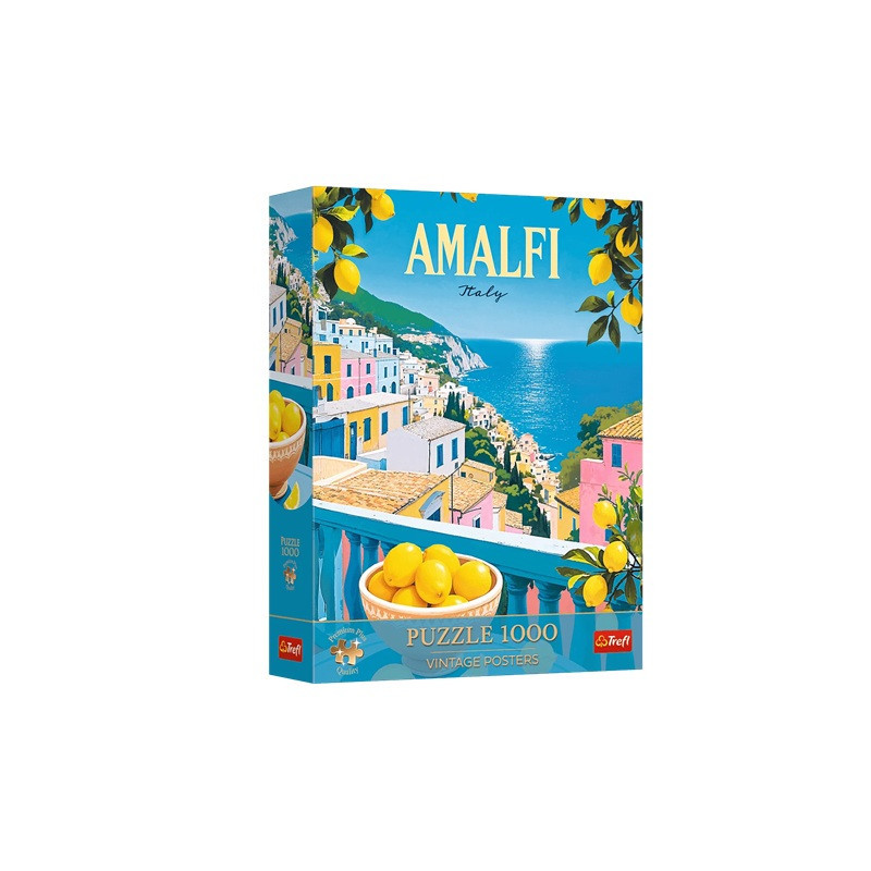 PUZZLE 1000 PremPlus Vintage Poster Amalfi 12136