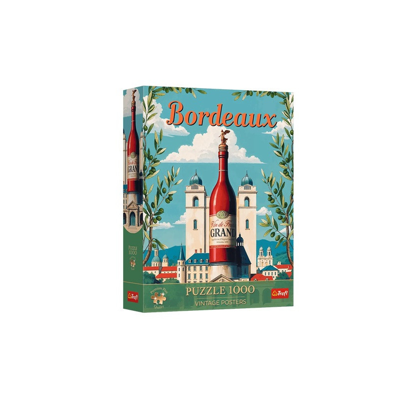 PUZZLE 1000 PremPlus Vintage Poster Bordeaux 12135