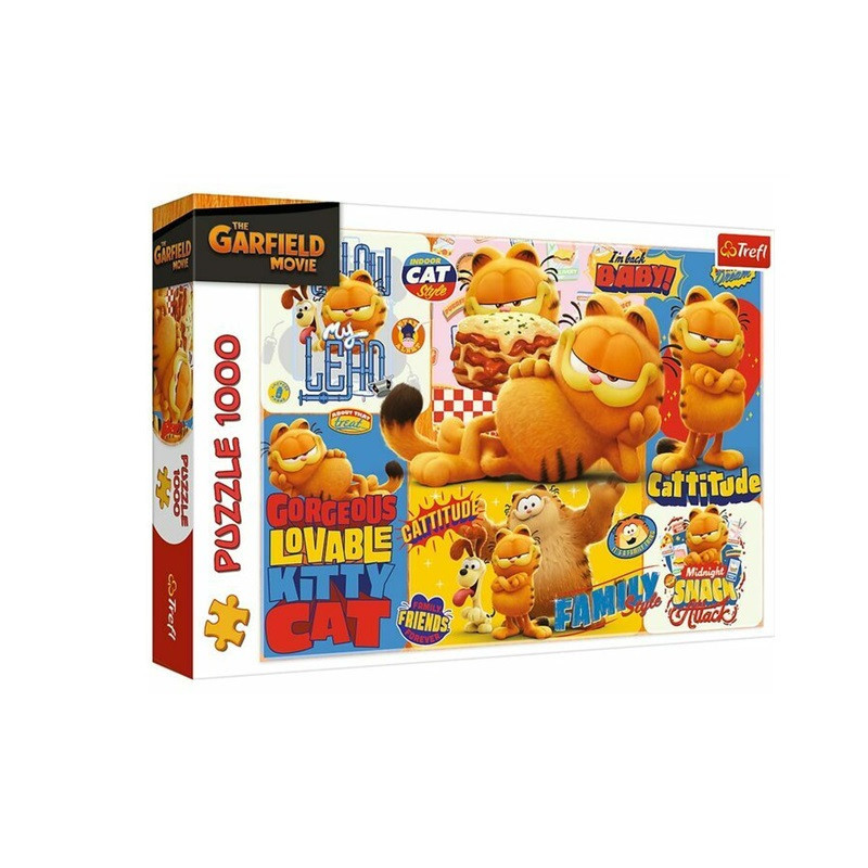 PUZZLE 1000 Przygody Garfielda 10935