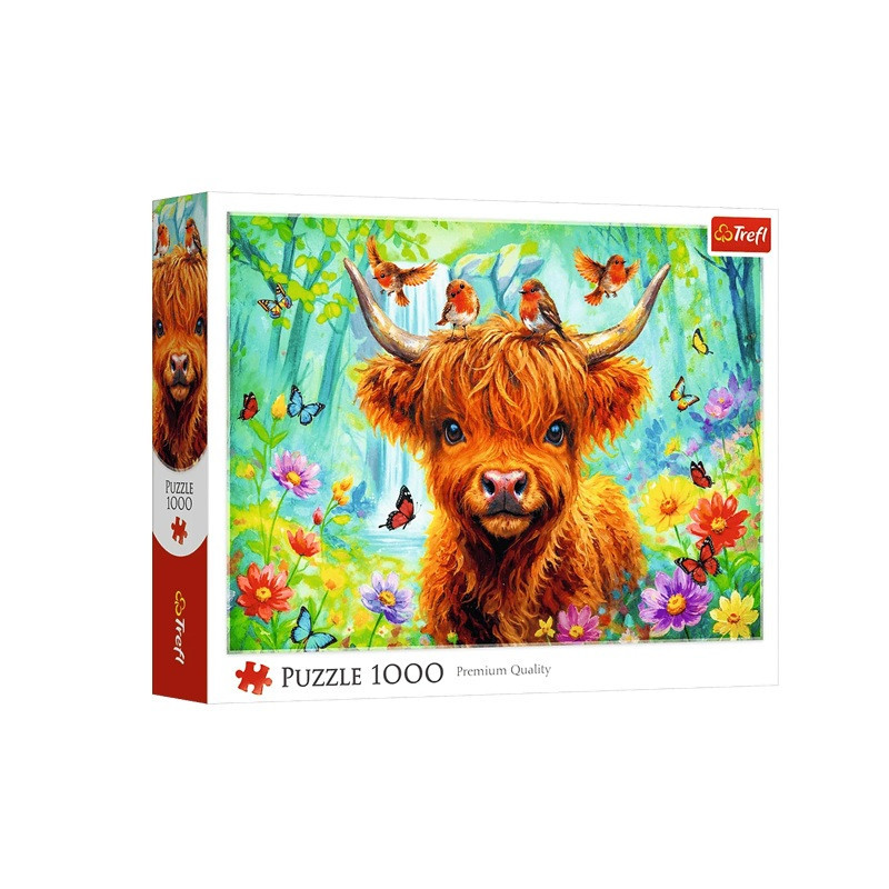 PUZZLE 1000 Szkocka krowa 10998