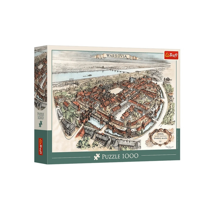 PUZZLE 1000 W-wa Projekt Rekonstr.Starego M..12206