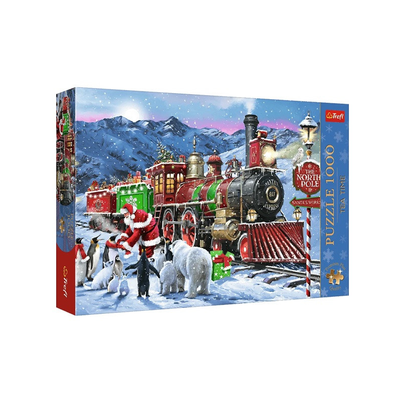 PUZZLE 1000 XMAS PremPlus Świąteczny pociąg 12097