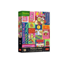 PUZZLE 1000 XMAS PremPlus Święta ze Shrekiem 12166