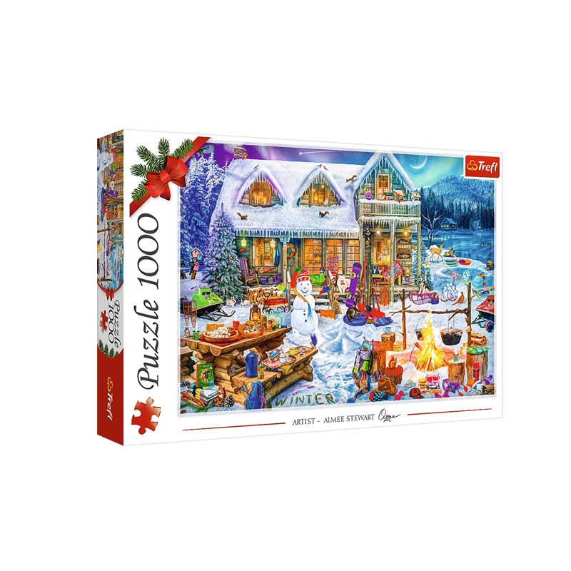 PUZZLE 1000 XMAS Zimowy czas 10948