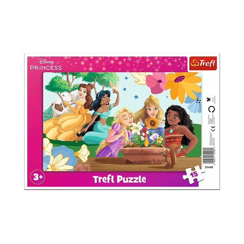 PUZZLE 15 ramkowe Siła uśmiechu /Princess 31448