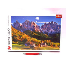 PUZZLE 1500 Dolina Val di Funes Włochy 26163