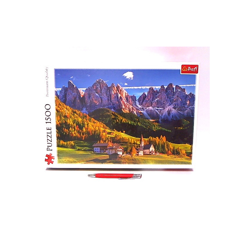 PUZZLE 1500 Dolina Val di Funes Włochy 26163