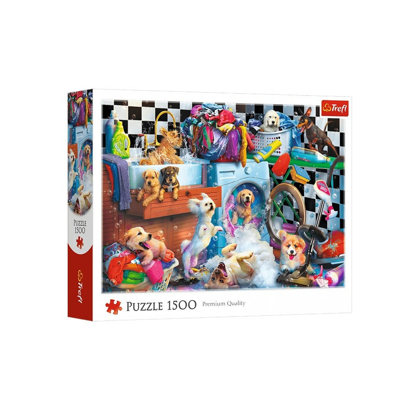 PUZZLE 1500 Psie szaleństwo 26223