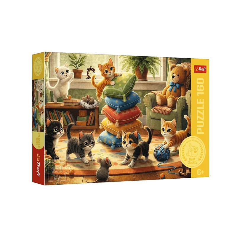 PUZZLE 160 Kocie psoty 15442