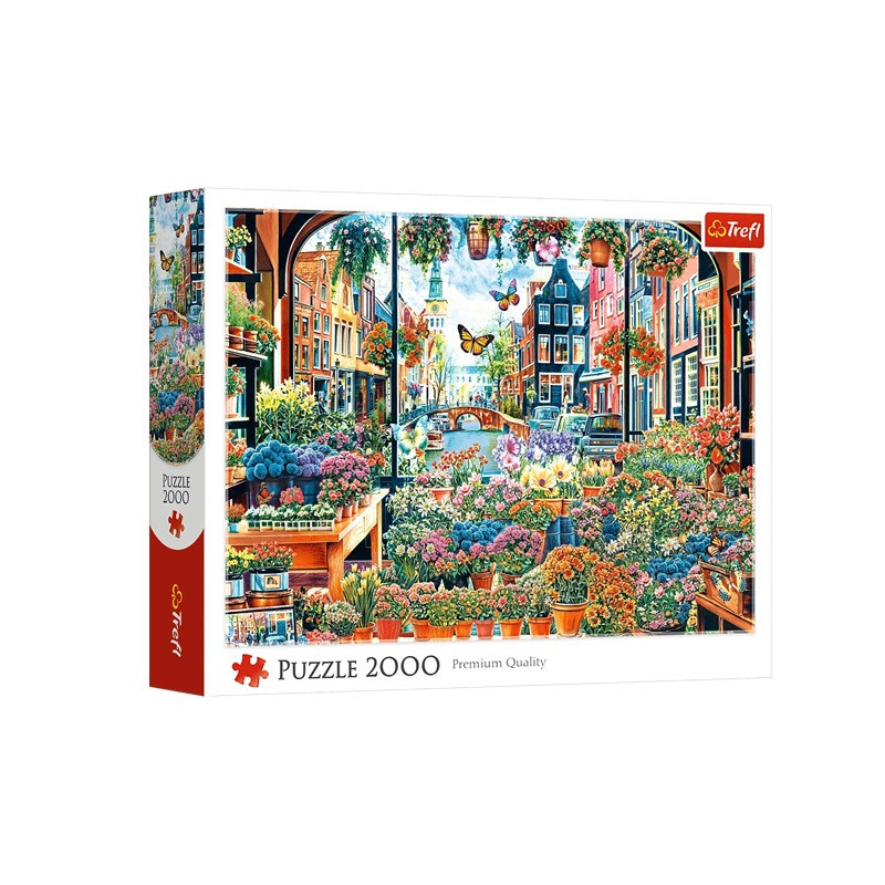 PUZZLE 2000 Kwiaciarnia w Amsterdamie 27128