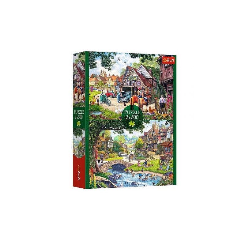 PUZZLE 2x500 Sielankowe życie 37494