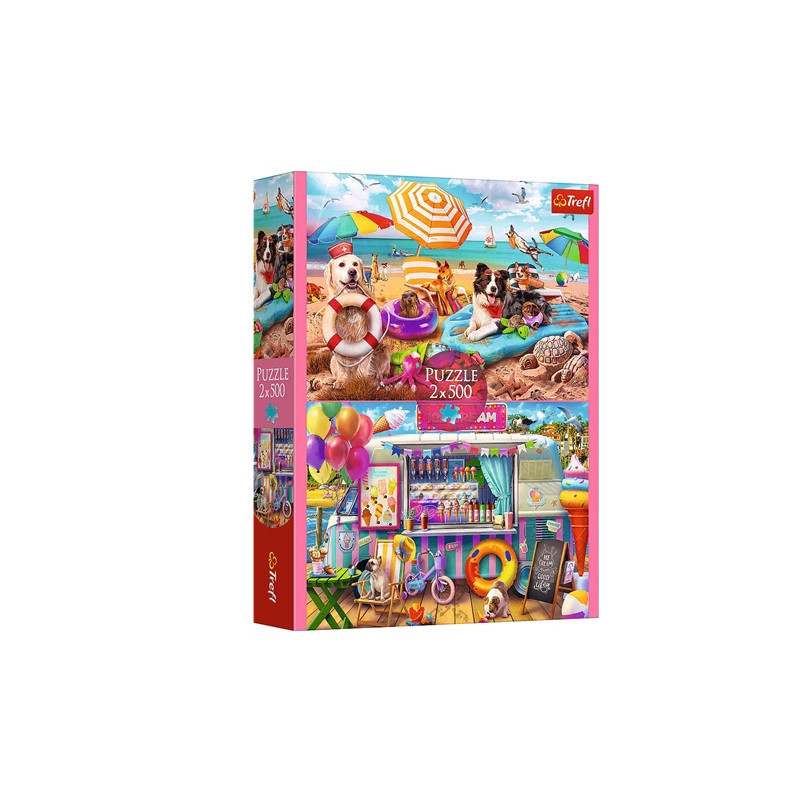 PUZZLE 2x500 Wakacyjny czas 37533