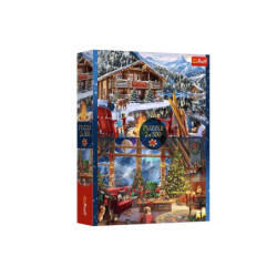 PUZZLE 2x500 XMAS Święta w górach 37540