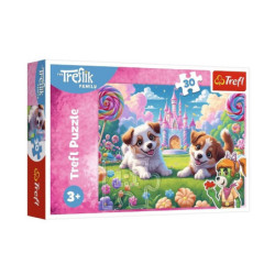 PUZZLE 30 Świat pełen uśmiechu /Rodz.Treflik.18319