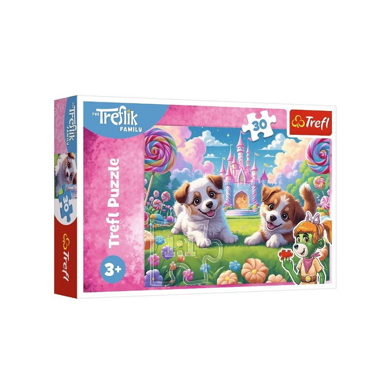 PUZZLE 30 Świat pełen uśmiechu /Rodz.Treflik.18319