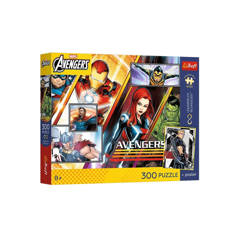 PUZZLE 300 PremPlus Kids Siła drużyny/Marvel 23046