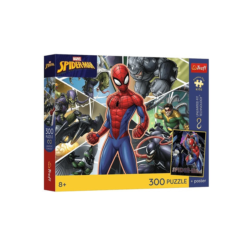 PUZZLE 300 PremPlus Kids Ukryty bohater Spid.23047