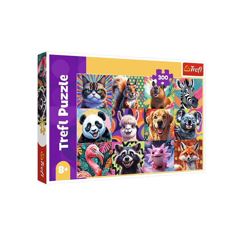 PUZZLE 300 Zabawne portrety zwierząt 23030