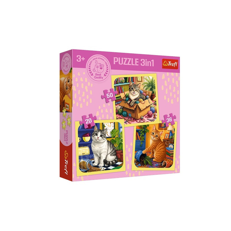 PUZZLE 3w1 Radosne momenty 34906