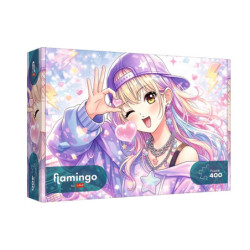PUZZLE 400 Flamingo byTrefl Pastelowy urok 11215