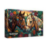 PUZZLE 400 FlamingoByTrefl Kwiecisty galop 11212