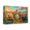 PUZZLE 400 FlamingoByTrefl Szczenięce figle 11213