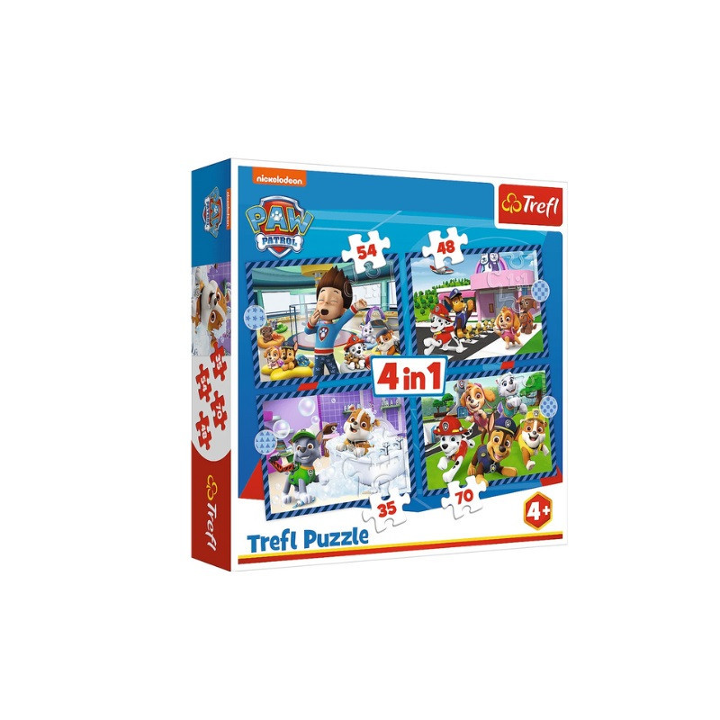 PUZZLE 4w1 Psie sprawy/Viacom PAW Patrol 34650